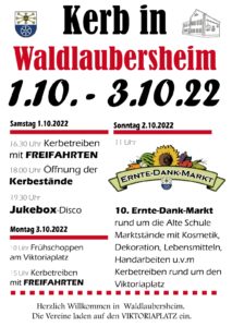 Kerb 2022 – Vorfreude ist groß Kerb 2022 – Vorfreude ist groß
